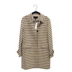 Ann Taylor Tartan Overcoat